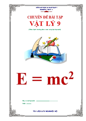 Chuyên đề bài tập Vật lí 9